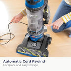 Bissell CleanView Swivel Rewind Vacuum with Automatic Cord Rewind, TurboEraser Upholstery Tool, Triple Action Brush Roll, Swivel
