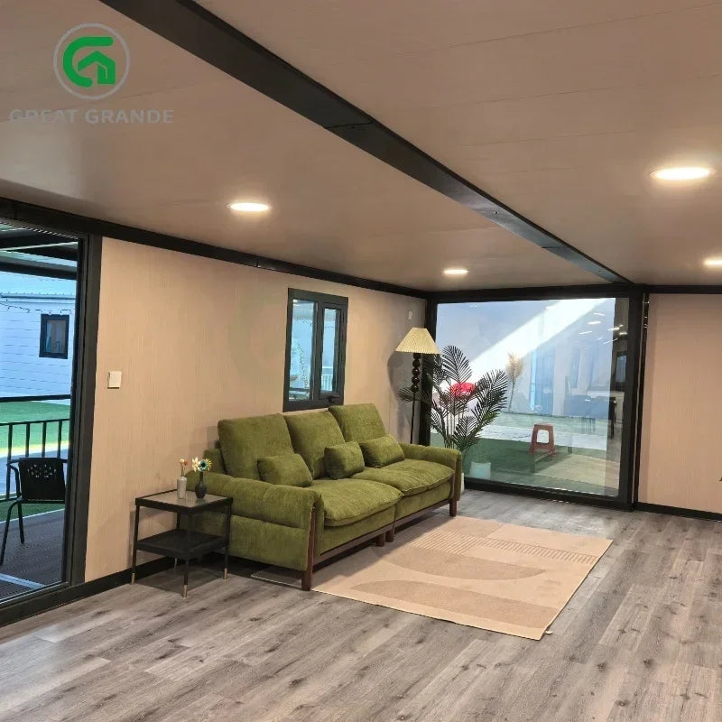Customized Foldable Office Rooms Tiny Home Container Ready 20ft Live Houses Luxury Mobile Homes House With Roof