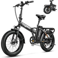 48V 20AH Removable Battery Electric Bike - 1000W, 80-Mile Range, 20 Tires for Adults