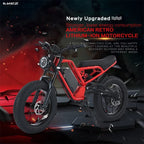 US Warehouse AKEZ  48V 1500W Fat Tire Off-Road Electric Bike with 18Ah Battery and Hydraulic Brakes