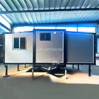 20Ft Container House Steel Mobile Modular Tiny Homes Container Expandable Prefabricated Folding House Container for Portugal