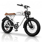 52V 1000W 24" Fat Tire Electric Bike for Adults – Aluminum Alloy Frame Off-Road E-Bicycle with Long-Range Battery, 7-Speed Shimano, and Disc Brakes for Mountain/Beach/Snow