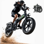 20x4.0 Inch Electric Bike for Adult Commuting - 48V/13Ah Removable Battery, UL2849 Certified, 50 Mile Range, 20 MPH Top Speed, 1