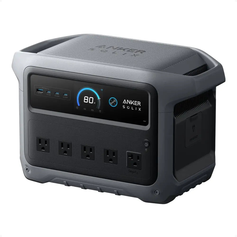 SOLIX C1000 Gen 2 Portable Power Station, 2,000W Peak 3,000W Solar Generator, Full Charge in 49 Min, 1,024Wh LiFePO4 Battery fo