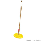 Rope Swing with Disc 30Cm/11.81Inch Round Platform and Thick Rope for Kids Yard Activity Toy Set