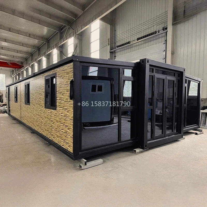 Foldable Expanded Container House Prefab Vacation Folding House Prefabricated Tiny Home 20ft Mobile House Container for Portugal