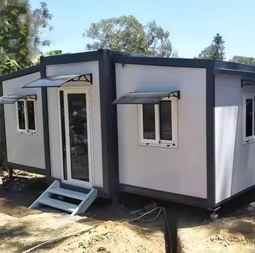 Mobile House Prefab Expandable Container House Mansion Foldable Steel Structure 40ft Waterproof Panoramic Tiny Home Hot