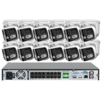 16CH NVR 8MP Dual Lens POE IP Camera Full Color Night Vision 180 Degree 4K Security Camera Outdoor Video Surveillance System