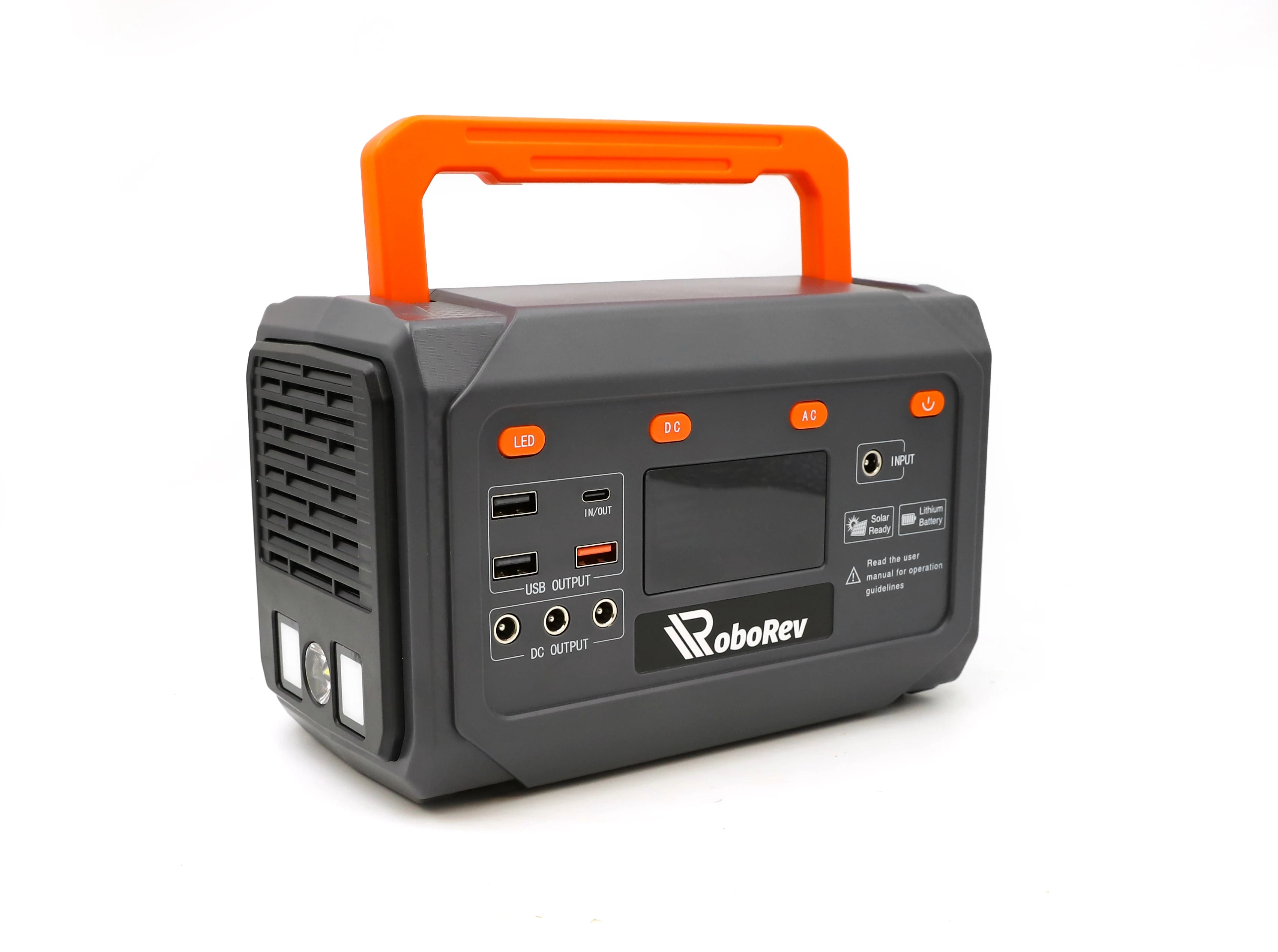 1 PC 300W Portable Power Station, Solar Generator 270Wh(Peak 600W), Power Station With 110V Pure Sine Wave AC Outlet, Digital Display, Bi-directional PD45W, Backup Battery For Home Emergency, Outdoor Camping, Road Trips