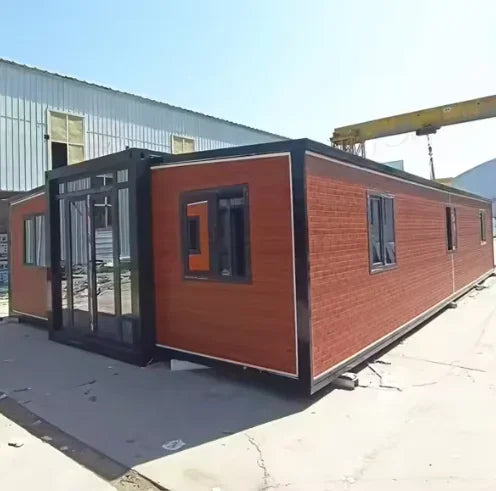 Portable Mobile House Prefabricated Tiny Homes 40Ft Expandable Container with Bathroom Folding Home Hot Sale