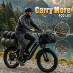 1000W Peak Step-Through Electric Bike for Adults, 20 Inch Fat Tire Commuter Ebike, 48V 20Ah Removable Battery 7-Speed Gear System Equipped with Wider Saddle Basket & Kickstand EK8