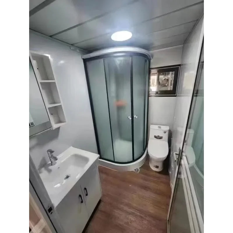 Folding Container House Prefab Expandable 36㎡ Container House Modern 2 Bedroom Hotel Office Foldable Portable Mobile Tiny Homes