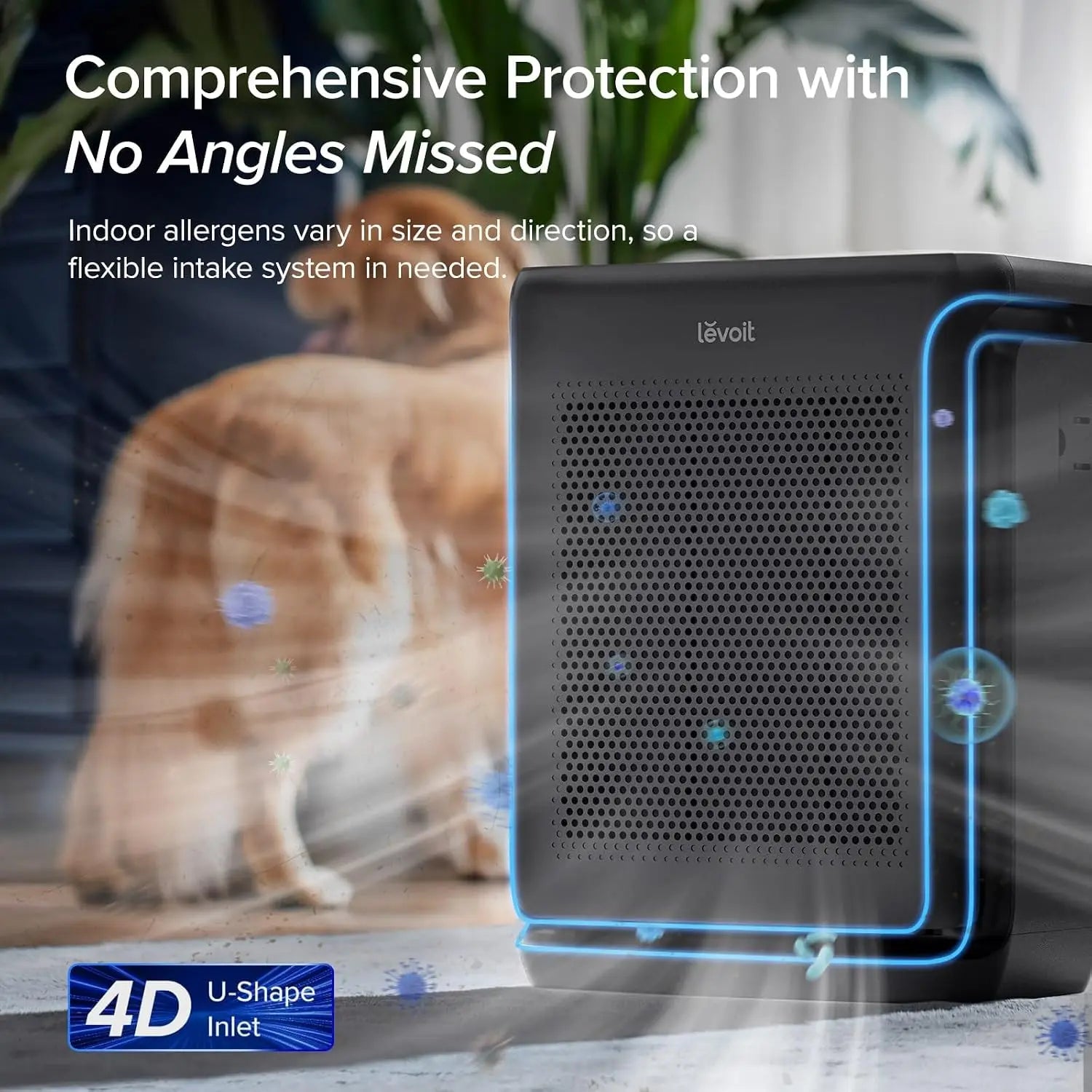 Air Purifier for Home Large Room Up to 1875 Sq Ft with Washable Pre-Filter, Air Quality Monitor, HEPA Sleep Mode for Allergies
