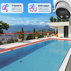 16CH 4K POE NVR CCTV Security Camera System 8MP Full Color Night Vision Outdoor Video Surveillance Kit 2 Way Audio Alarm