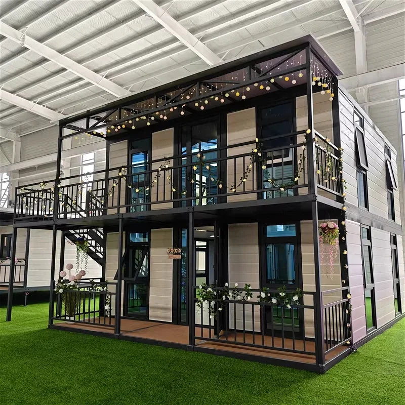 Mobile House Prefab Expandable Container House Mansion Foldable Steel Structure 40ft Waterproof Panoramic Tiny Home Hot