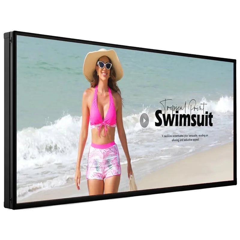 66x34 Inch P5 Outdoor LED Display, Waterproof WiFi USB Programmable Full Color Video Board for Shop