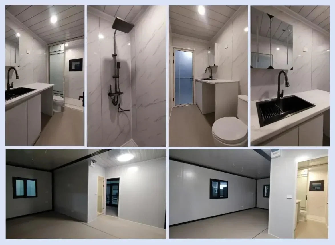 Customized China 20FT 40FT Container Modular House Expandable Prefab Prefabricated Mobile Home 3 4 5 Bedroom Modern Tiny Granny