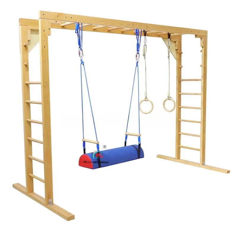 Kids Vestibular Balance Training Equipment Semi-cylindrical  Autism Swing Sensory Therapy Swing for Sale