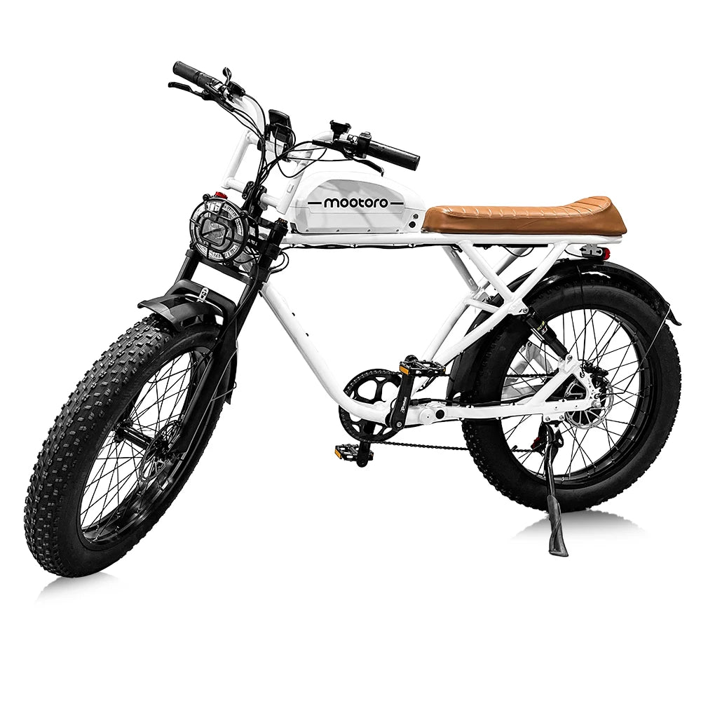 52V 1000W 24" Fat Tire Electric Bike for Adults – Aluminum Alloy Frame Off-Road E-Bicycle with Long-Range Battery, 7-Speed Shimano, and Disc Brakes for Mountain/Beach/Snow