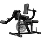 Leg Extension and Curl Machine, Lower Body Special Leg Machine, Adjustable Leg Exercise Bench with Plate Loaded