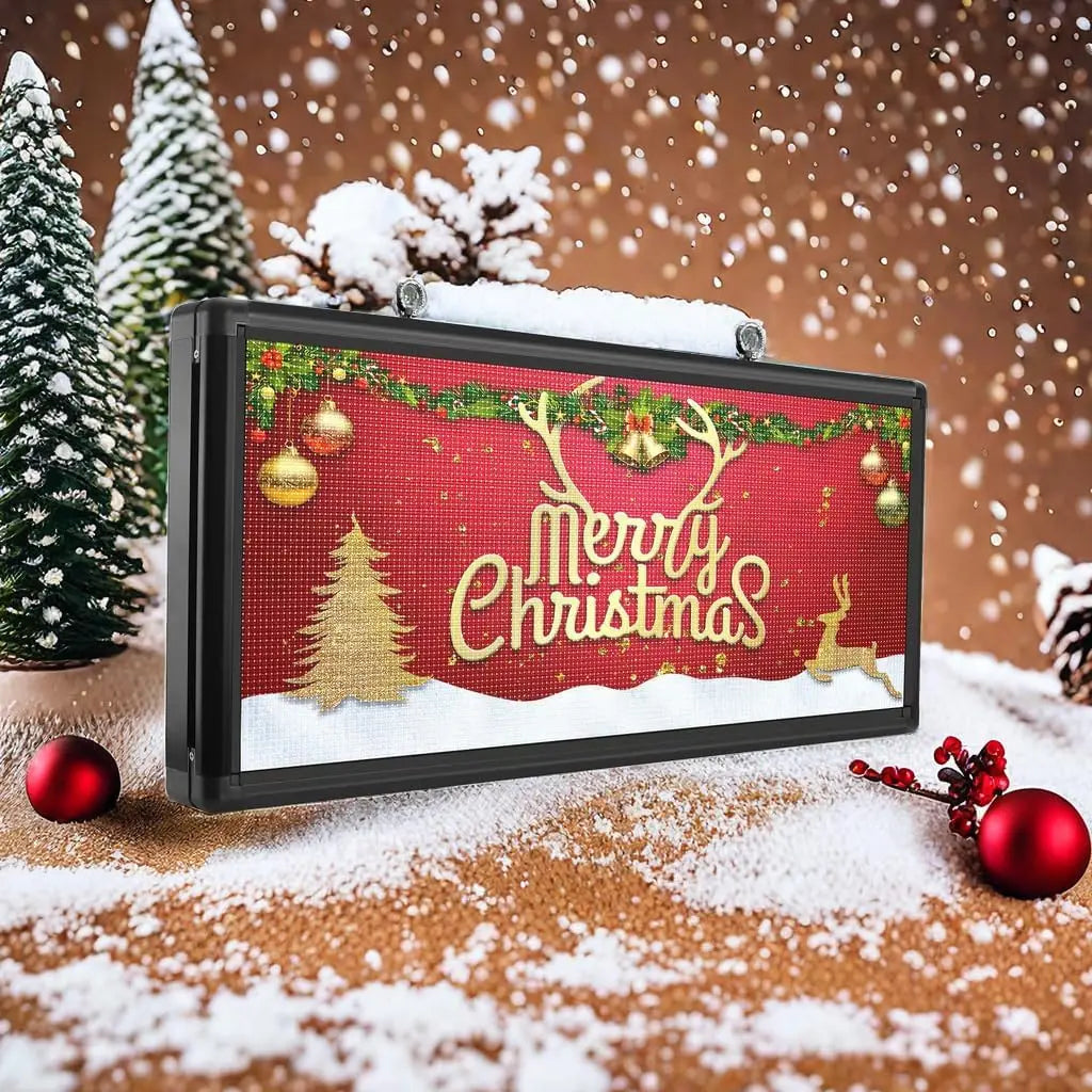 P6 LED Sign- 1030(W) x450(H)mm Full Color High Resolution Programmable LED Display Outdoor Waterproof For Shop
