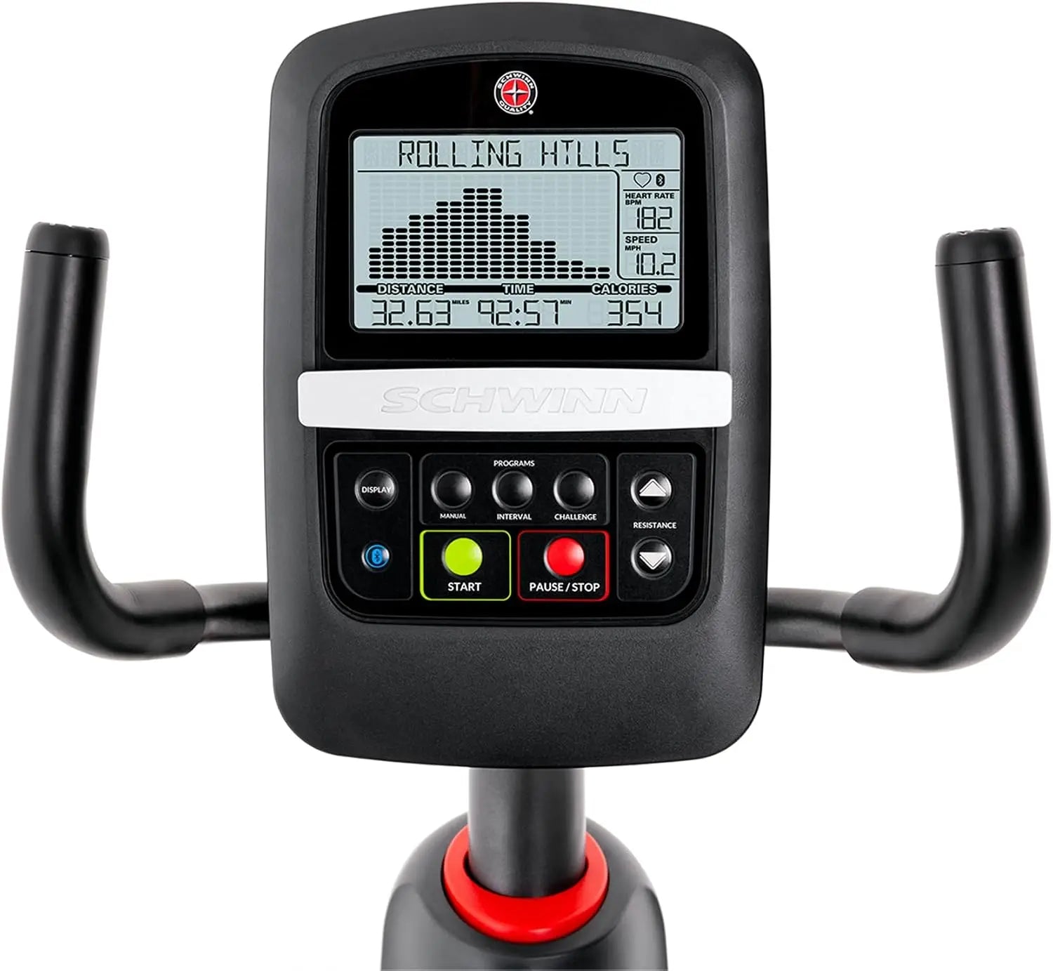 Original Schwinn Fitness Recumbent Bike Series Adjustable Resistance Home Use Quiet Recumbent Exercise Bike Series for Adult Fitness Workout