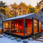 Foldable Expanded Container House Prefab Vacation Folding House Prefabricated Tiny Home 20ft Mobile House Container for Portugal