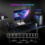 KTC 27 Inch 4K Gaming Monitor, Dual Mode UHD 160Hz & FHD 320Hz, Fast IPS, HDR400 90W Type-C, HDMI 2.1 & DP 1.4 H27P6