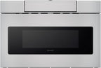 Microwave Drawer Oven, 24-inch, 1.2 Cubic Feet, 950 Watt, Concealed Control Panel with Digital LCD Display, Stainless Steel