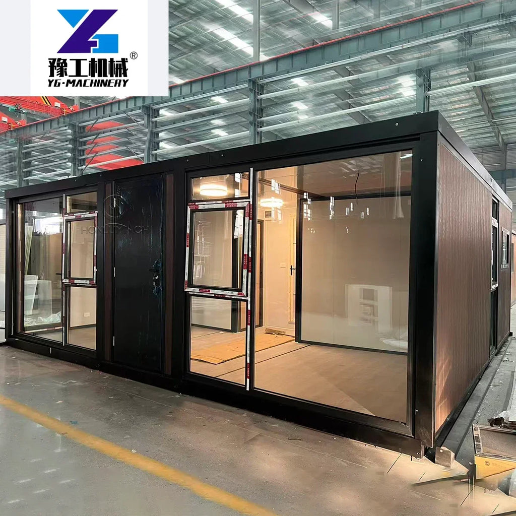 40ft Expandable Prefabricated Modular Foldable Container House Mobile Tiny Home Low Price Casa Maison Fertighauser