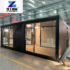 40ft Expandable Prefabricated Modular Foldable Container House Mobile Tiny Home Low Price Casa Maison Fertighauser