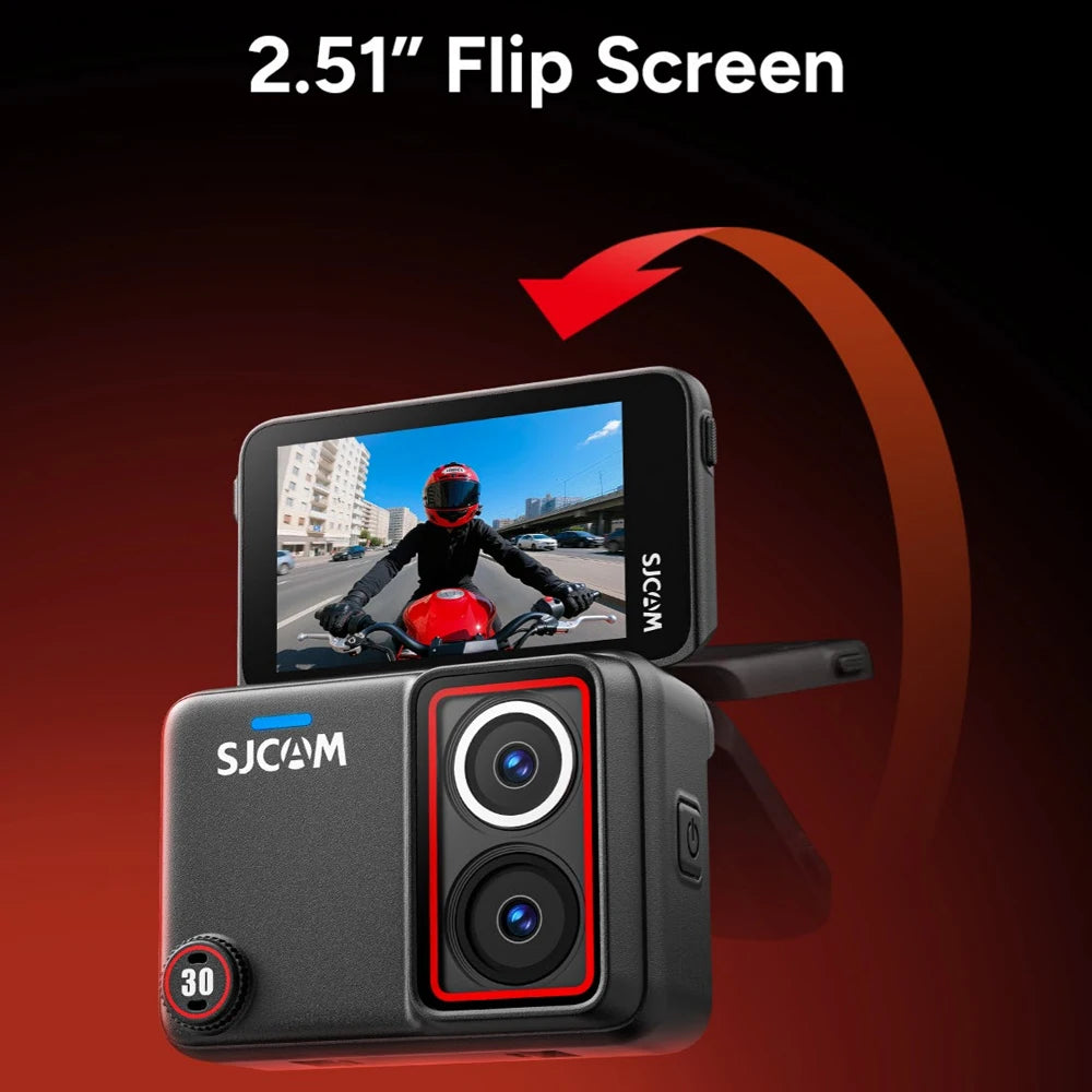SJCAM SJ30 Full Set 8K Ultra HD 20FPS Anti-Shake Wifi Action Camera Day Night Lensesfor Wireless Microphone With SteadyMotion2.0