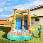 21ft Giant Commercial PVC Inflatable Water Slide Bounce House Pool With Blower commercial  Children's playground water slide