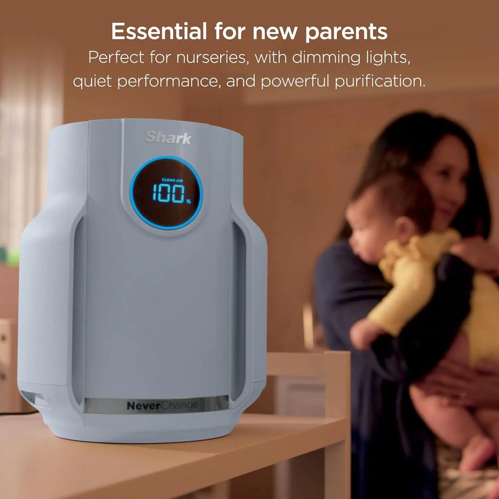 Compact Air Purifier for Bedroom, with Real-Time Air Quality Display, Captures Pet Dander, Dust, Smoke, Odor, for Home Office