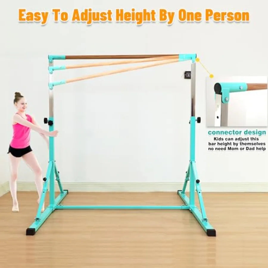 4FT/5FT Gymnastic Set Gymnastics Kip 5 Feet Length 4Feet Inner Width 5Feet Adjust Height Gymnastics Training Equipment for Prof