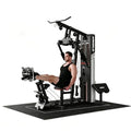 Home Gym, Workout Station with 50LBS Weight Stack, Multifunctional Home Gym Equipment, Exercise Equipment for Full Body Strengt