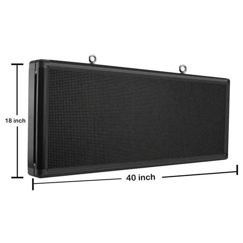 P6 LED Sign- 1030(W) x450(H)mm Full Color High Resolution Programmable LED Display Outdoor Waterproof For Shop