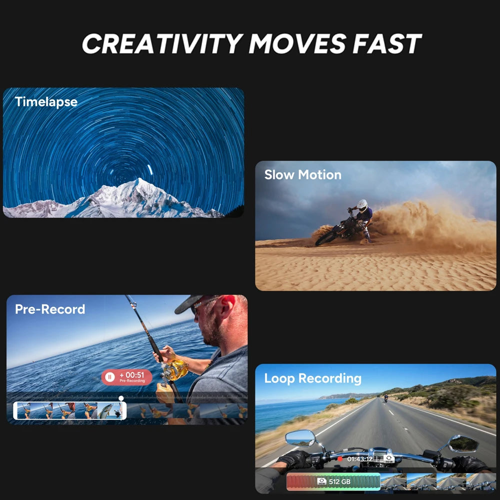 SJCAM SJ30 Full Set 8K Ultra HD 20FPS Anti-Shake Wifi Action Camera Day Night Lensesfor Wireless Microphone With SteadyMotion2.0
