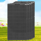 WUZECK Flexible Rechargeable Solar Panel Battery 100W 1pcs ~10 pcs High Efficiency Cell (100W, 200W, 300W, 400W, 500W, 1000W)