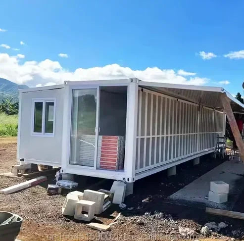 Portable Mobile House Prefabricated Tiny Homes 40Ft Expandable Container with Bathroom Folding Home Hot Sale