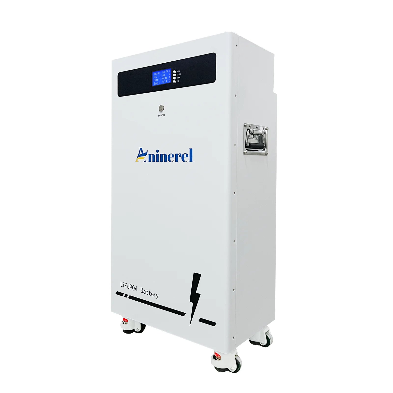 Aninerel US STOCK 48V 314Ah LiFePO4 Battery 15Kwh solar battery 6000+ Cycles BT 51.2V 314Ah Home Solar RV Lithium Battery BMS