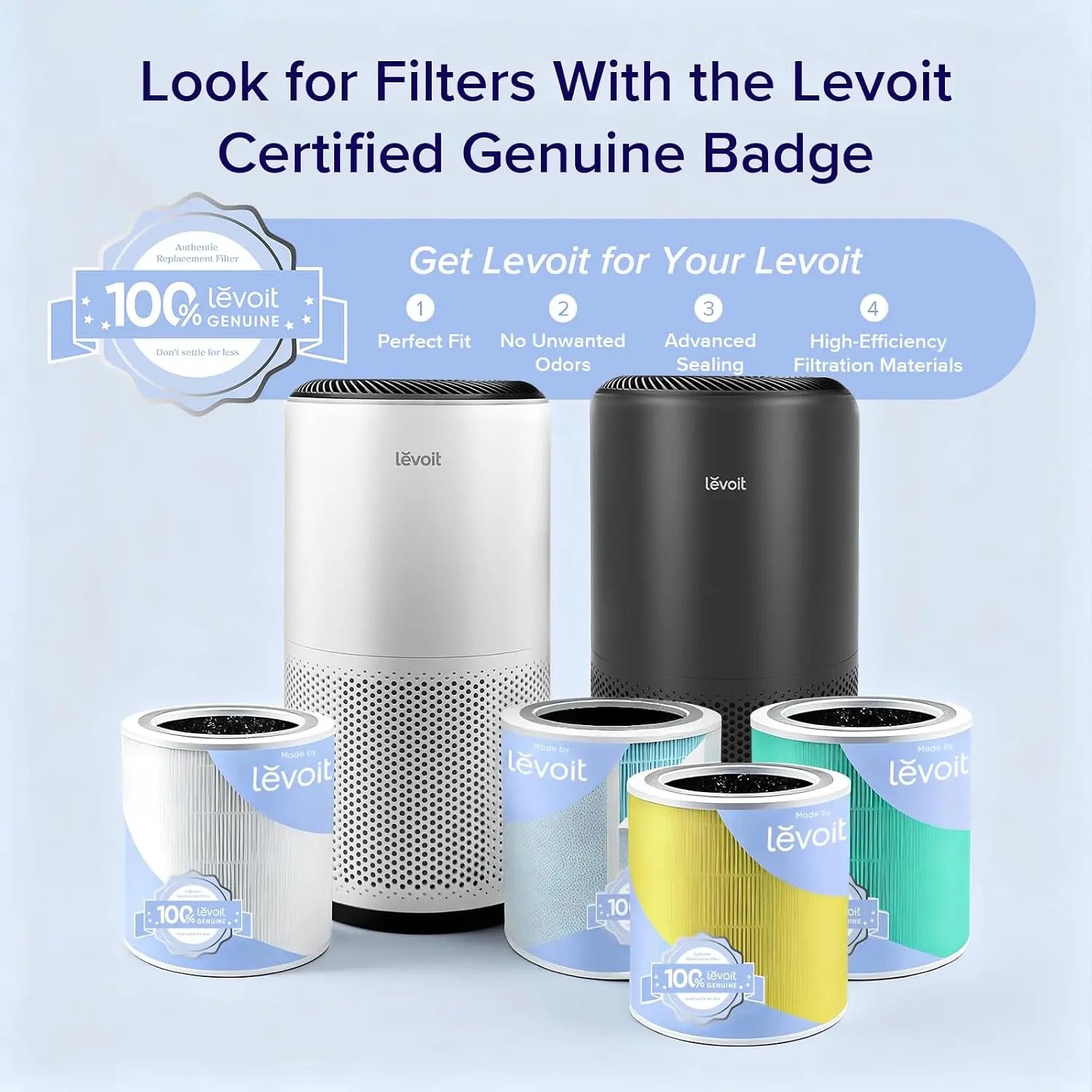 Air Purifier for Home Large Room Up to 1733 ft² with Sleep Mode, Auto Mode, Air Quality Monitor, Smart WiFi, 3-in-1 Filter for