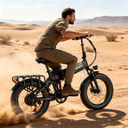 SAMEBIKE RS-A02Pro Folding Fat Tire Electric Bike 1000W All Terrain Snow Mountain Ebike For Adults 48V 15Ah High Capacity Battery Dual Suspension Off Road Adventure Bicycle