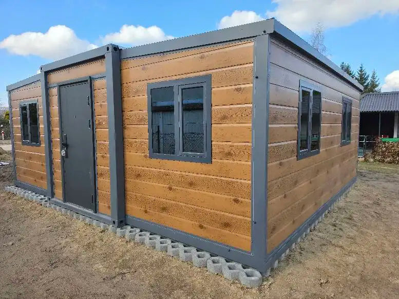 Foldable Expanded Container House Prefab Vacation Folding House Prefabricated Tiny Home 20ft Mobile House Container for Portugal