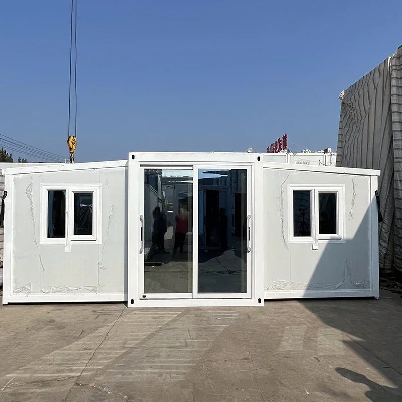 Customized Factory Price 20ft 40ft Prefab Foldable Container House Steel Structure Expandable Tiny Home Modular Flat Pack Mobile