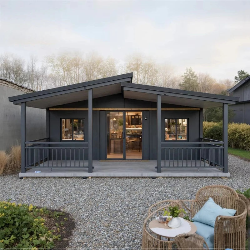 Modular Prefabricated Container House 20ft Steel Expandable Folding 2-3 Bedrooms Customized Living Space