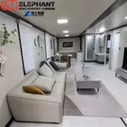 Prefabricated 20ft Steel Folding Expandable Container House Modular Custom 2-3 Bedroom Living Space Resort Dormitory tiny house