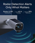 Renewed eufy Security eufyCam S3 Pro 4-Cam Kit, Solar Camera Outdoor Wireless, MaxColor Night Vision