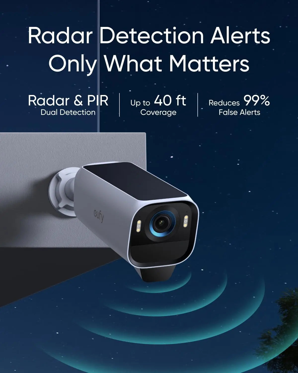 Renewed eufy Security eufyCam S3 Pro 4-Cam Kit, Solar Camera Outdoor Wireless, MaxColor Night Vision
