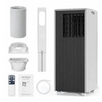 8, 000 BTU Portable Air Conditioners, 4-in-1 AC Unit with Cool, Fan, Dehumidifier and Sleep Mode, Up to 350 Sq.Ft, Quiet Operat